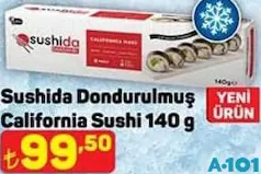 SUSHİDA DONDURULMUŞ CALİFORNİA SUSHİ SUŞİ 140 G fiyat ve kampanya bilgisi